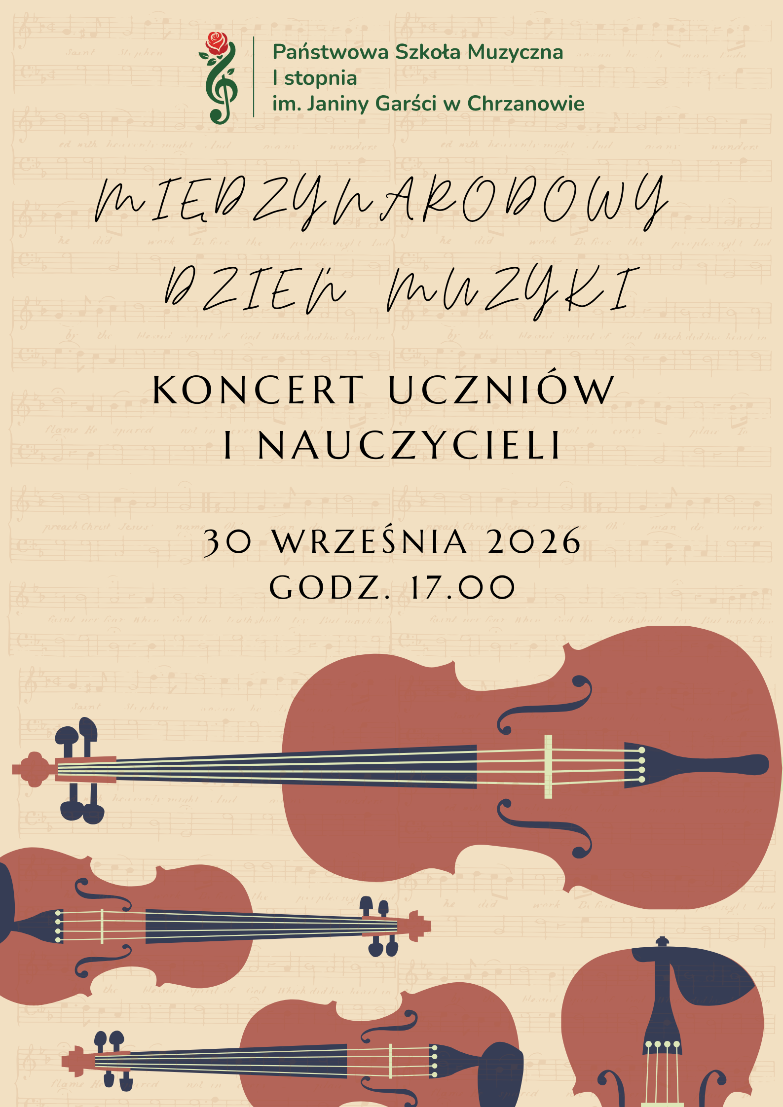 Afisz na koncert