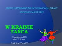 Afisz - "W krainie tańca"