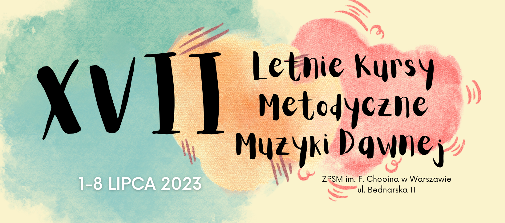 Logotyp - XVII Letnie Kursy Metodyczne Muzyki Dawnej w Warszawie