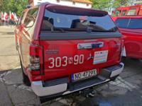 Lekki samochód rozpoznawczo-ratownicze typu SLRR widok od tyłu