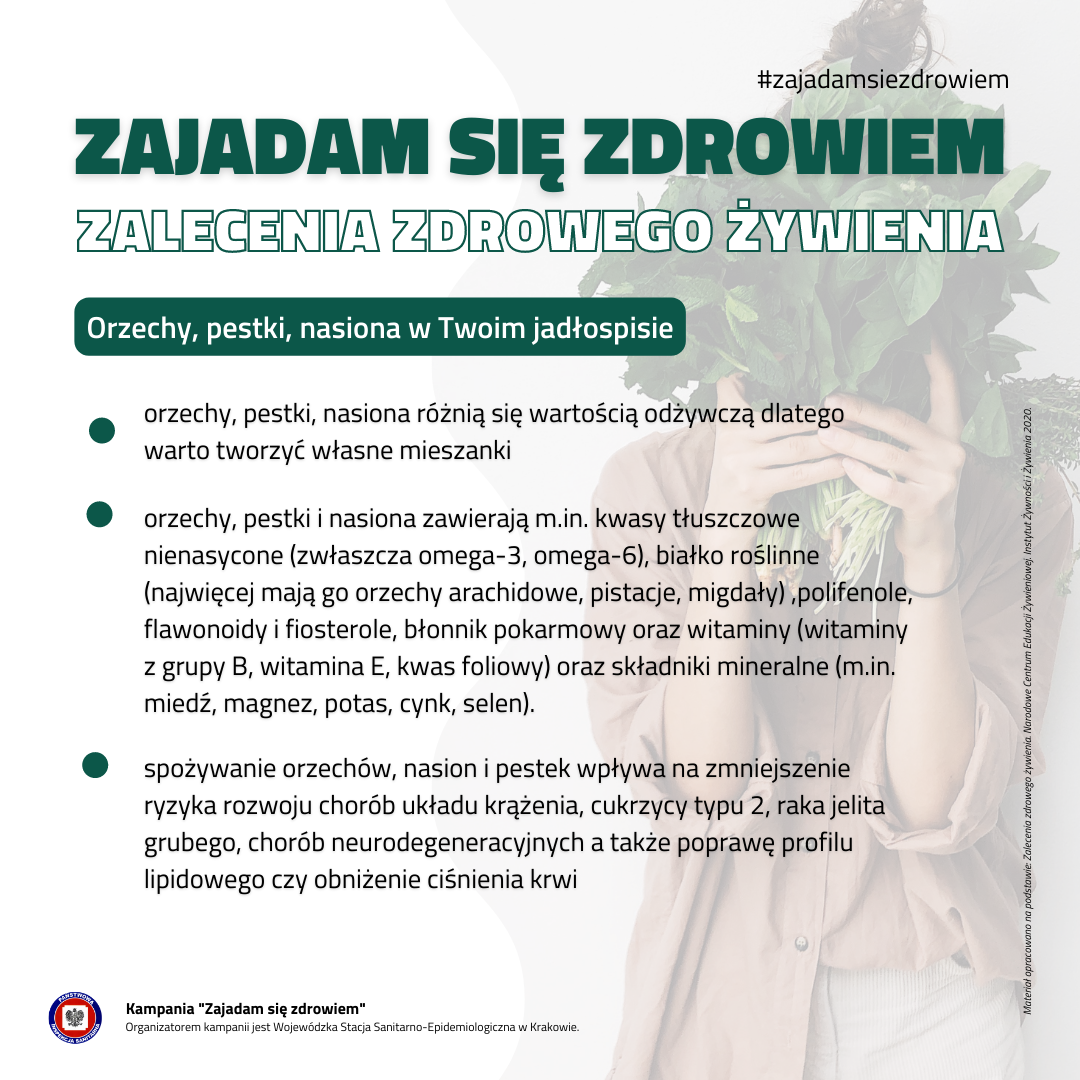 orzechy, pestki, nasiona