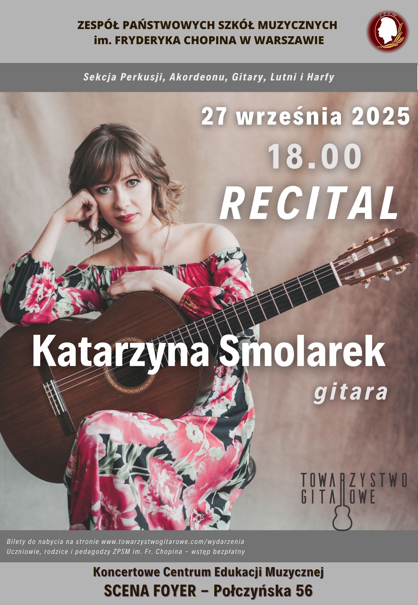 Afisz - 27.09.2025 - Katarzyna Smolarek - recital