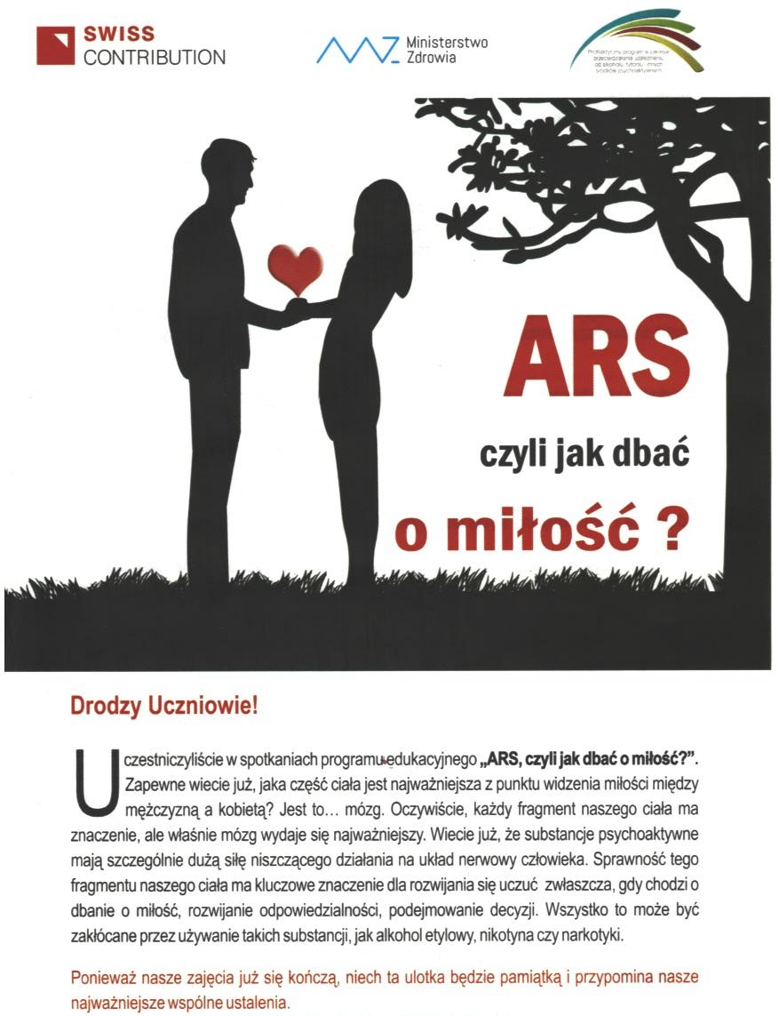 ARS czyli jak dbać o miłość