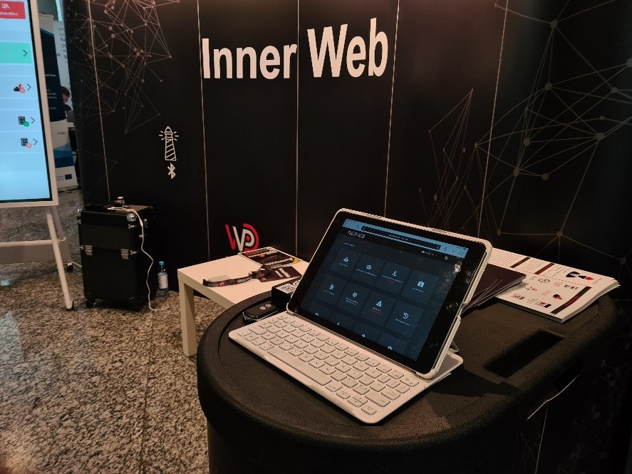 Stoisko naszego beneficjenta – Innerweb sp. z o.o. podczas Forum.