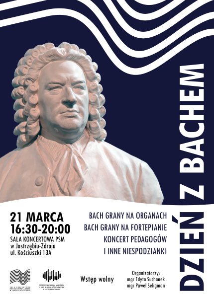 Plakat- Koncert Dzień z Bachem