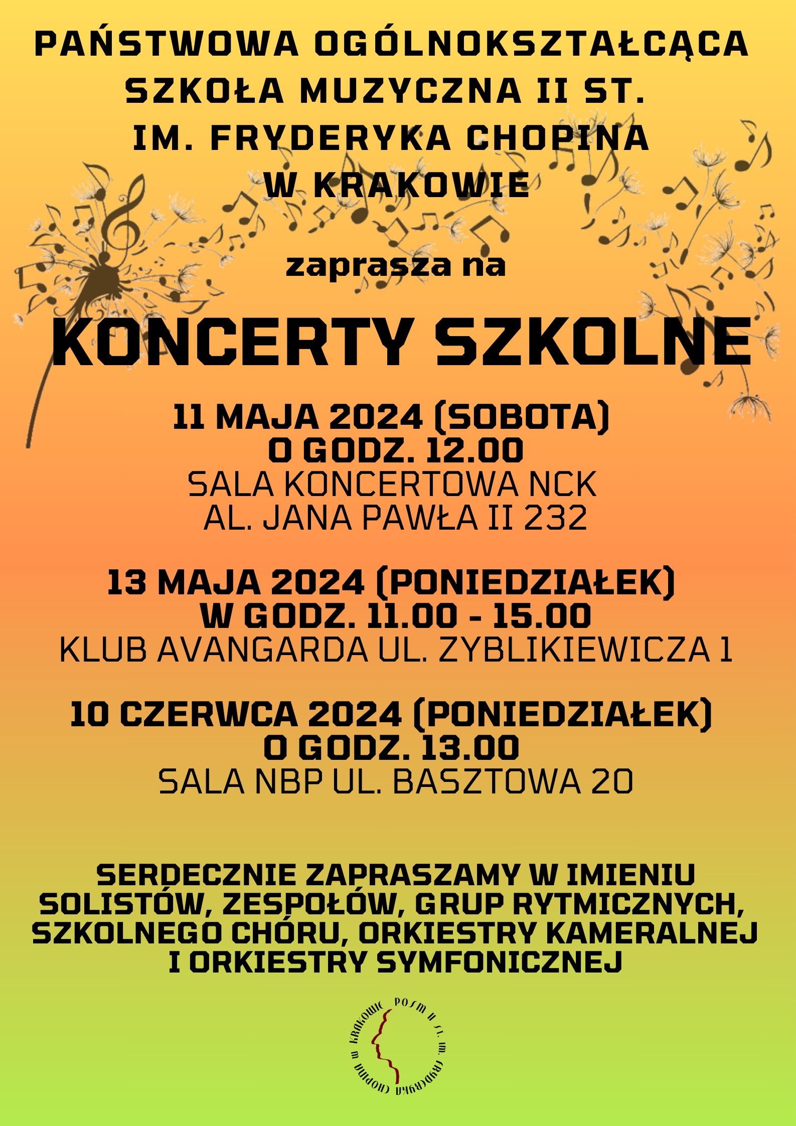 Koncerty szkolne
