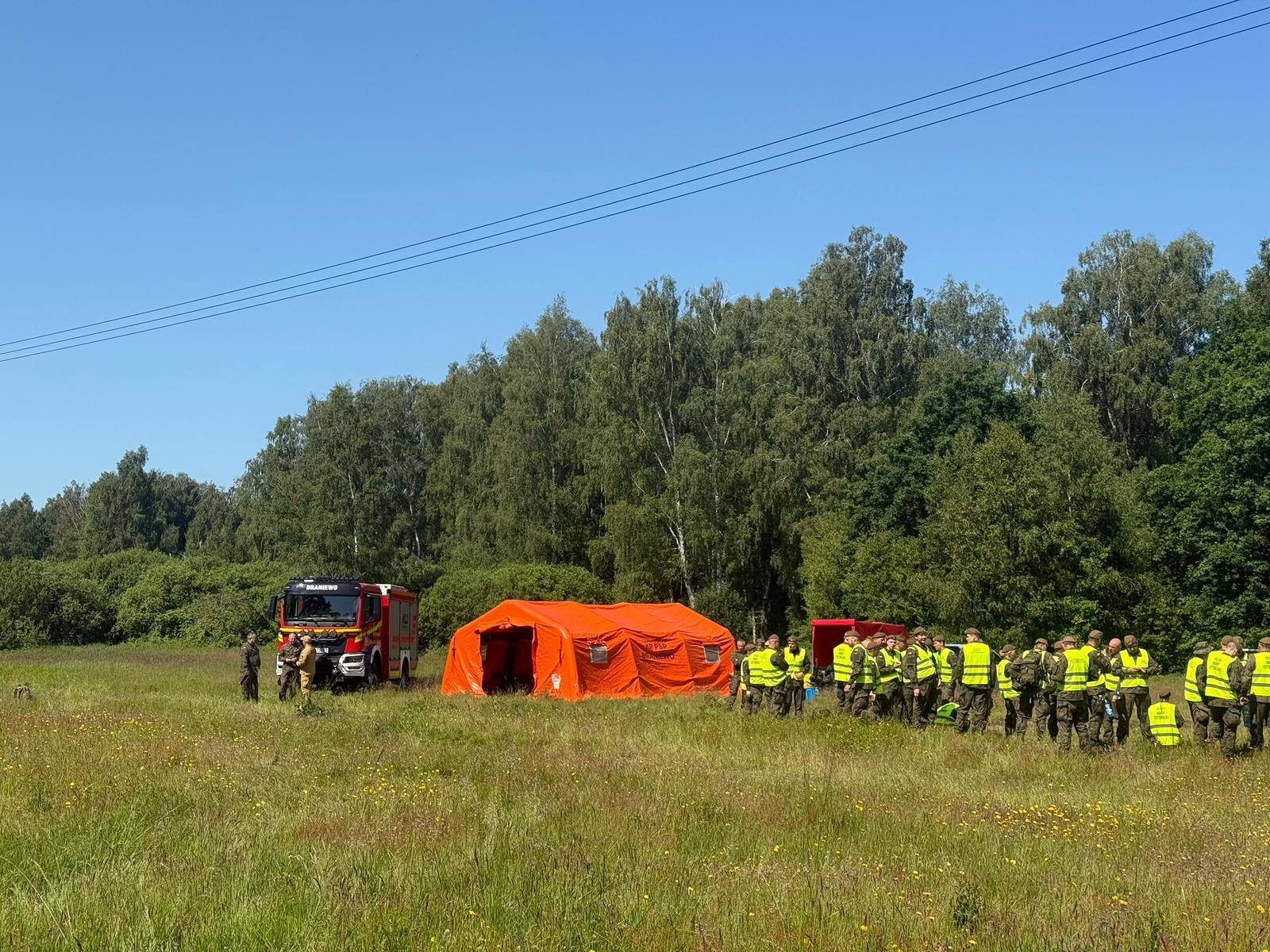 Wspólne ćwiczenia Wojsk Obrony Terytorialnej, Państwowej Straży Pożarnej, Policji i Lasów Państwowych