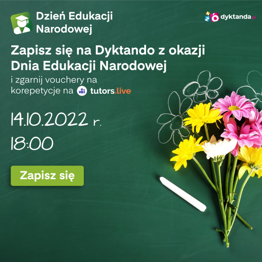 Dyktando na Dzień Edukacji Narodowej