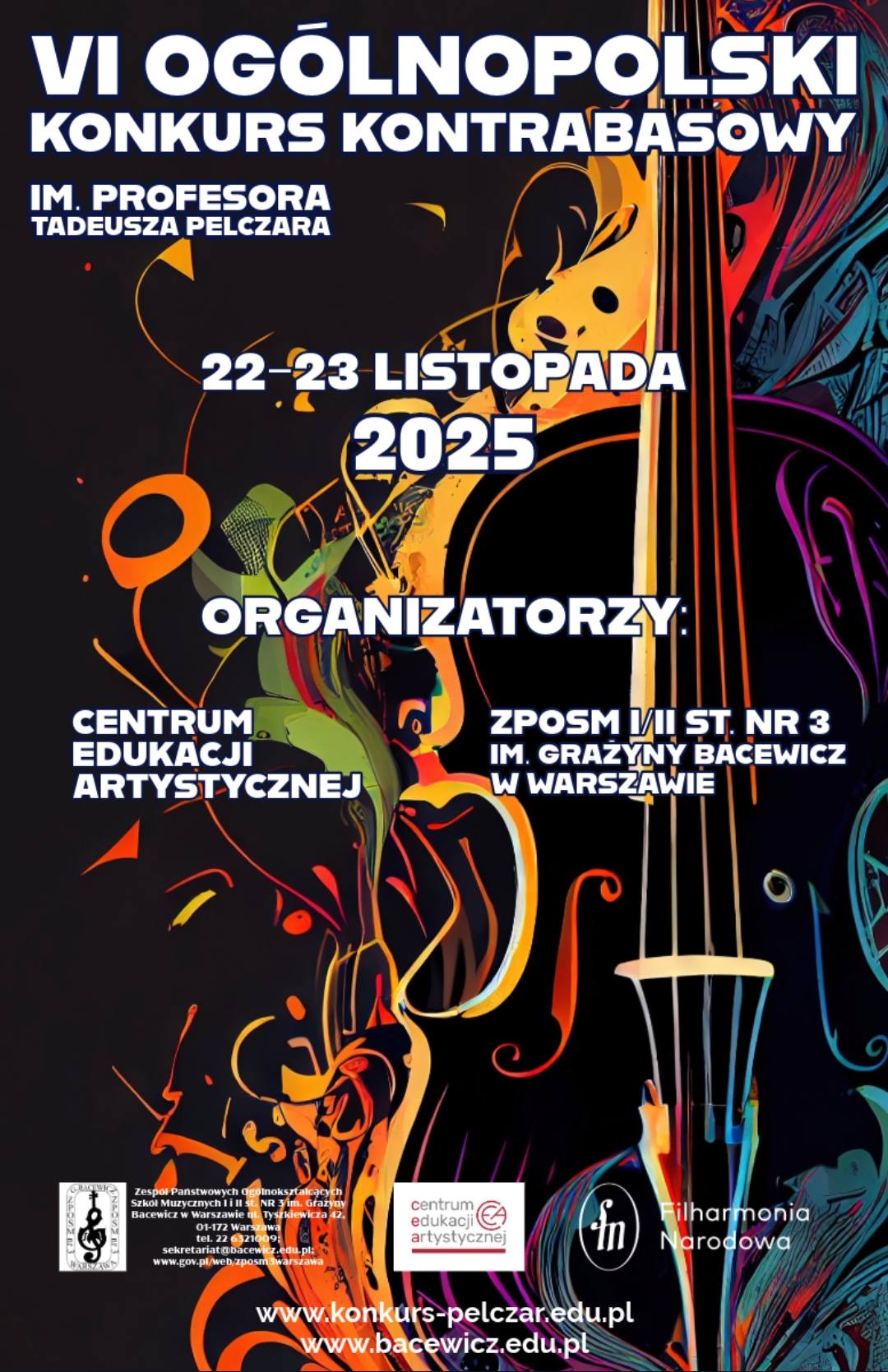 VI Ogólnopolski Konkurs Kontrabasowy im. Profesora Tadeusza Pelczara
