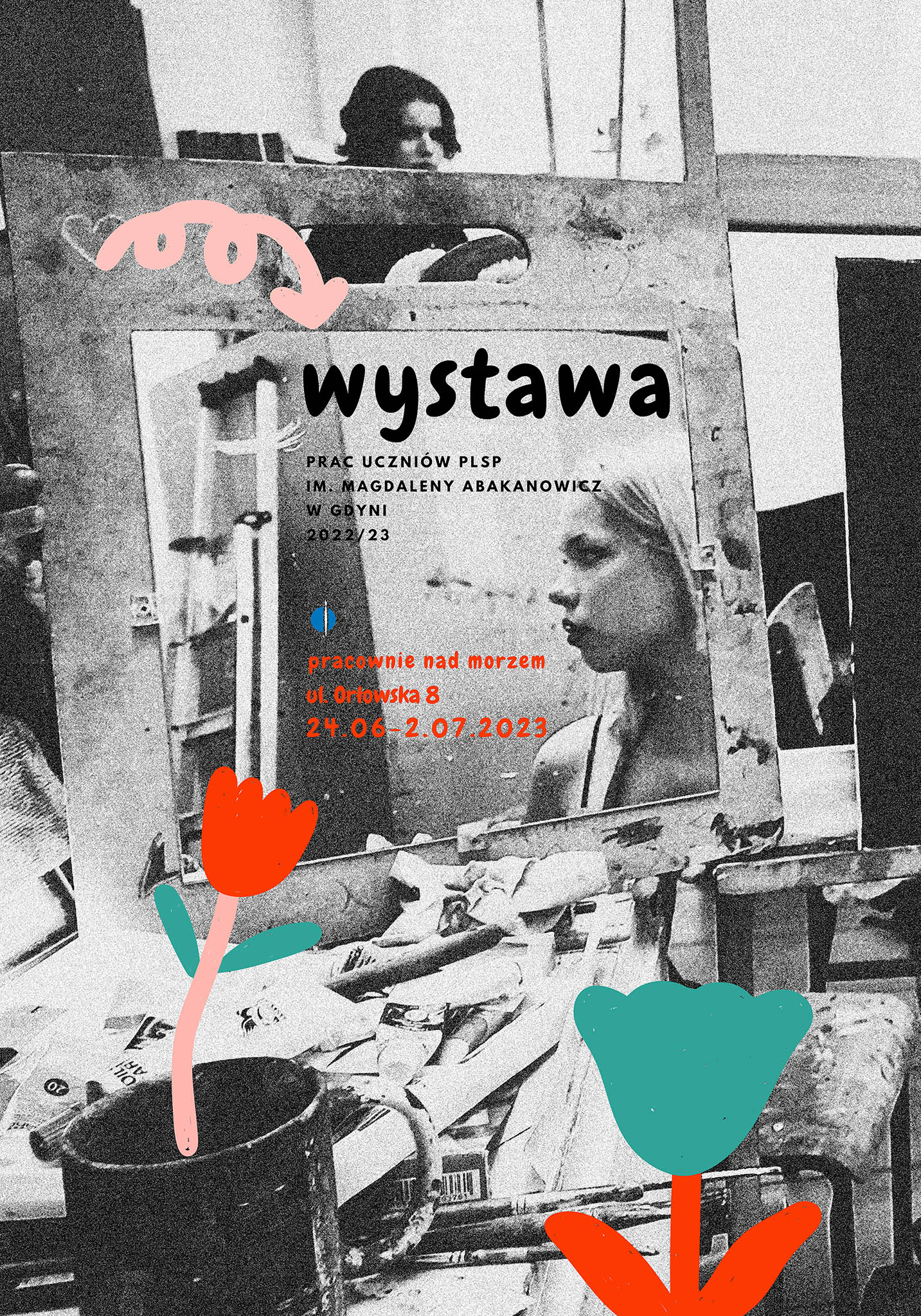 plakat do wystawy prac uczniów