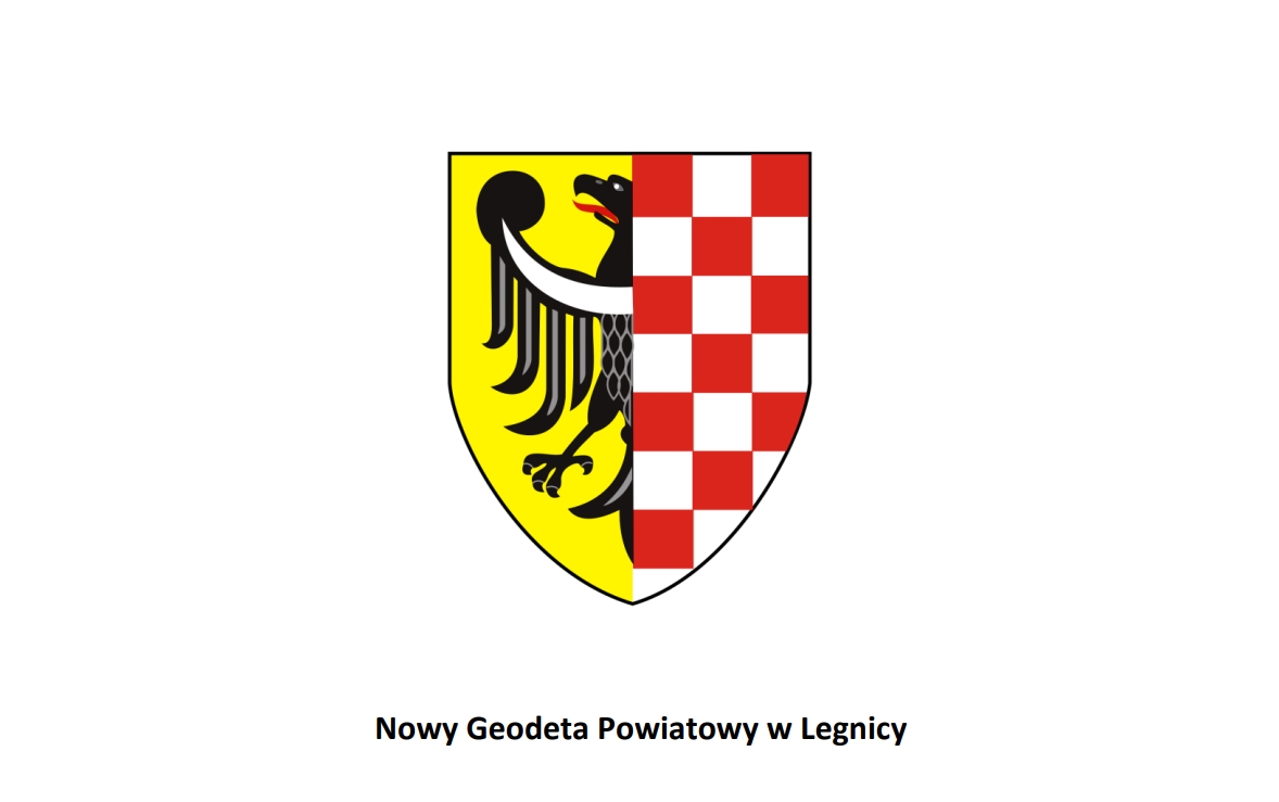 Nowy Geodeta powiatowy w Legnicy, herb powiatu legnickiego
