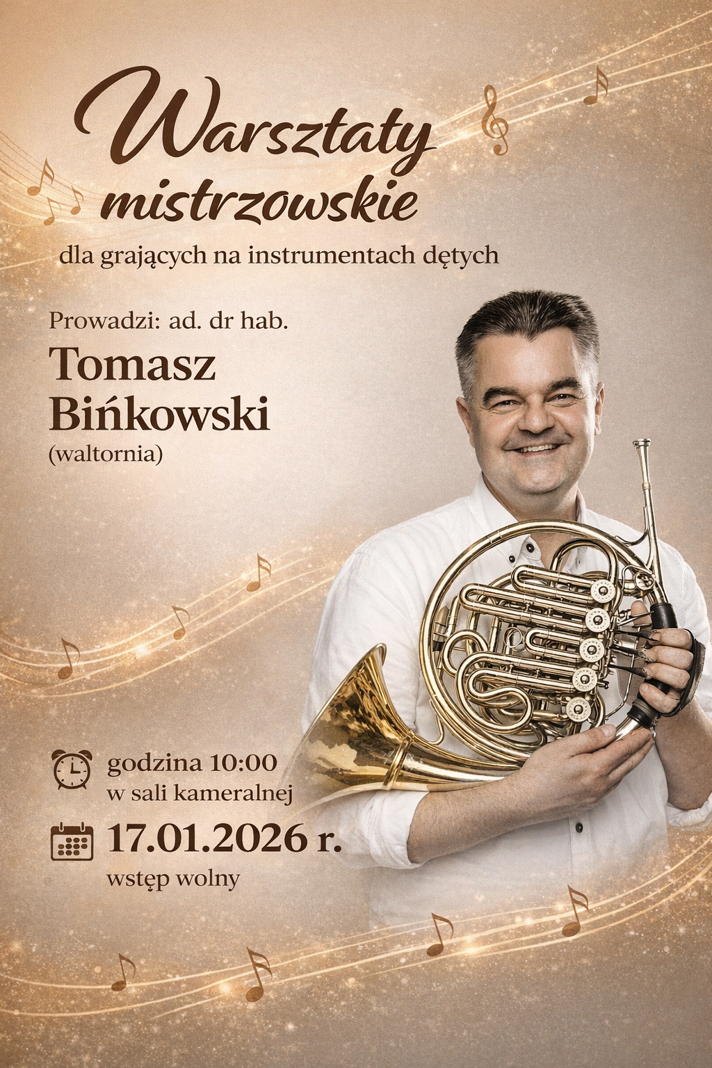 Warsztaty z dr hab. TOmaszem Bińkowskim 17.01.2026