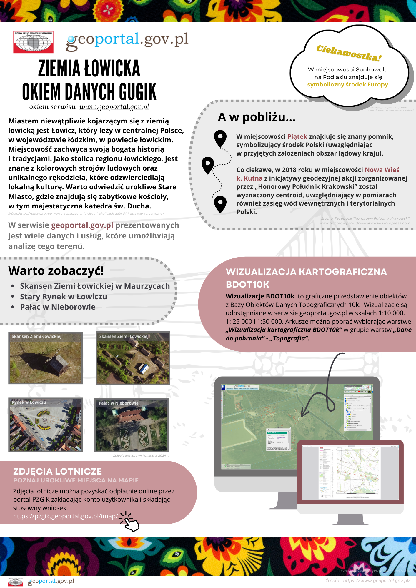 prezentacja Ziemia Łowicka okiem danych GUGiK z wykorzystaniem danych PZGiK