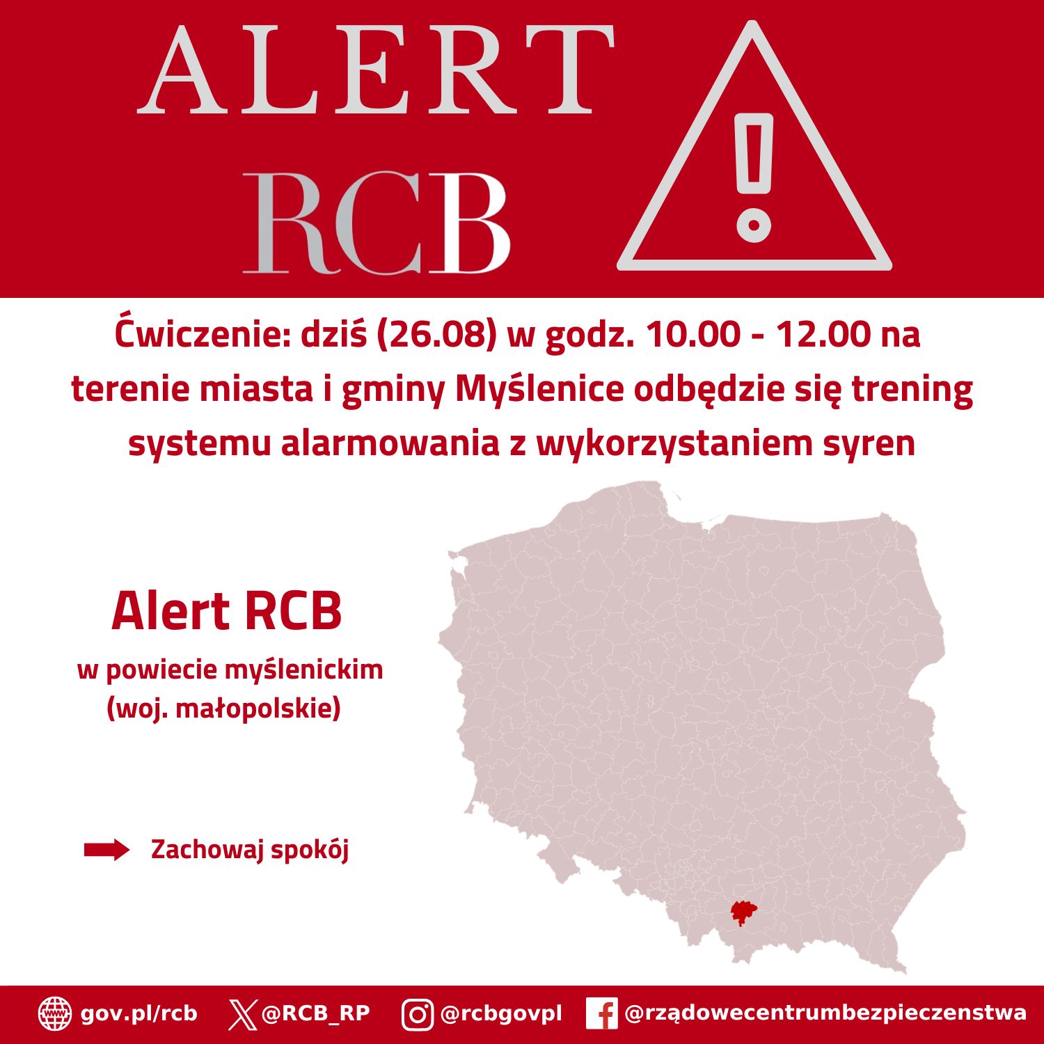 Alert RCB 26.08