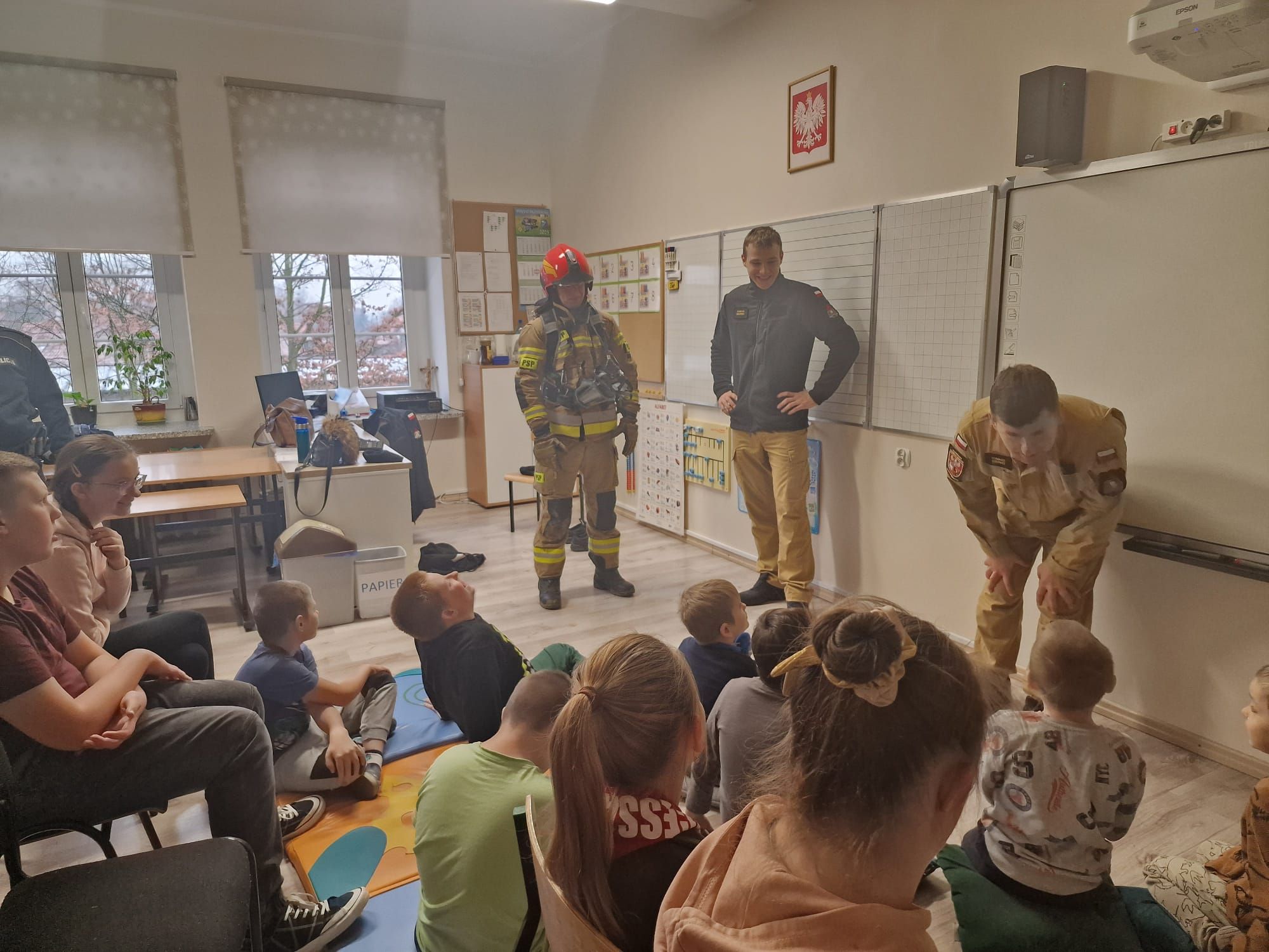 Bezpieczne Ferie – spotkanie z mundurowymi!