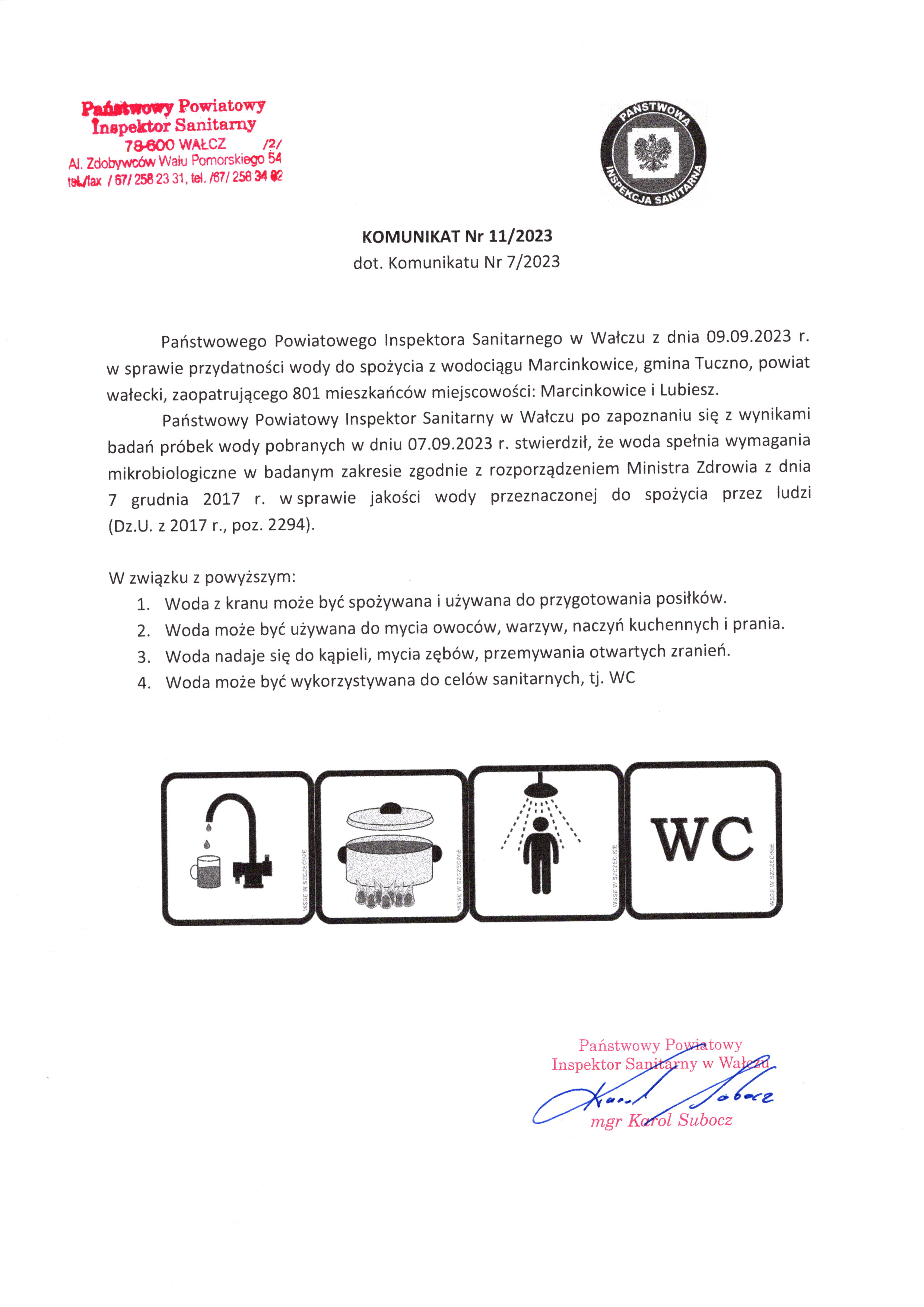 komunikat nr 11/2023
