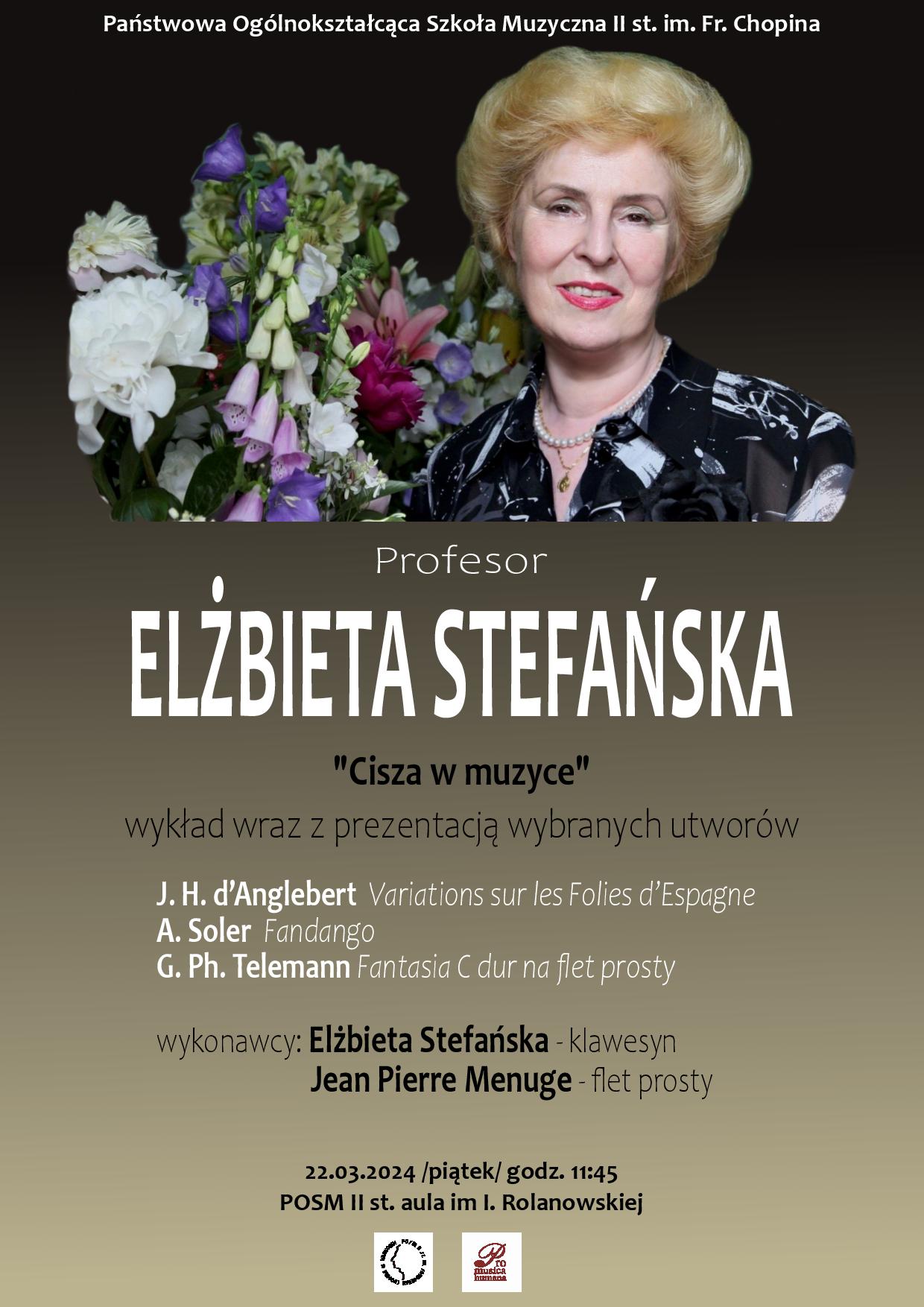 Wykład prof. Elżbiety Stefańskiej "Cisza w muzyce"