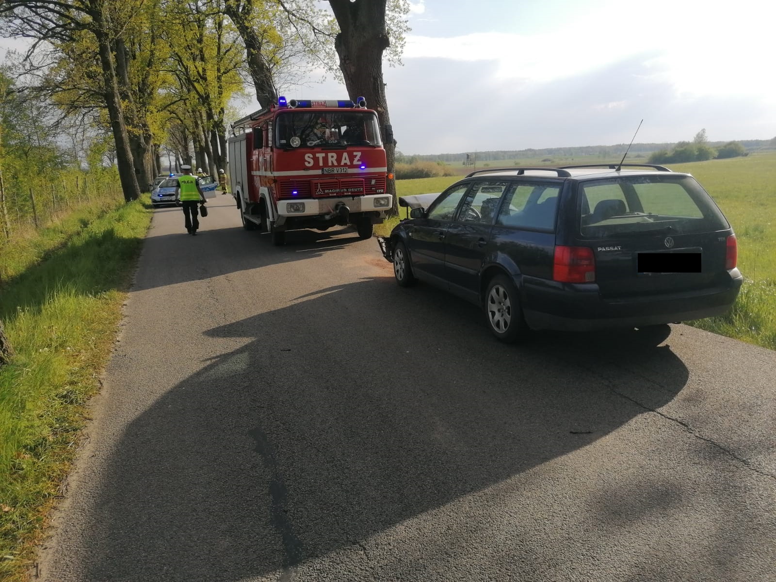 Zderzenie dwóch pojazdów – Stare Siedlisko