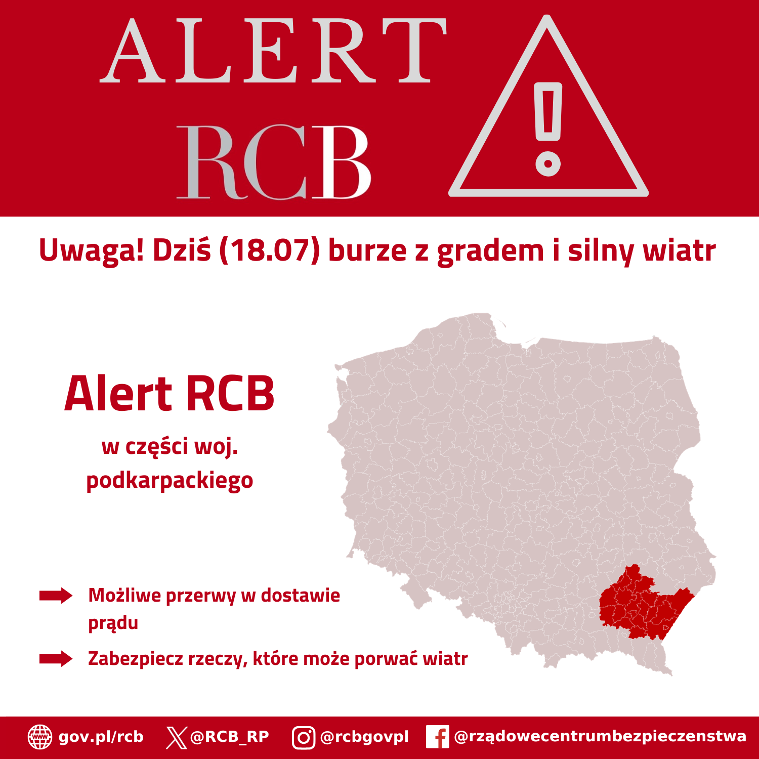 Alert RCB