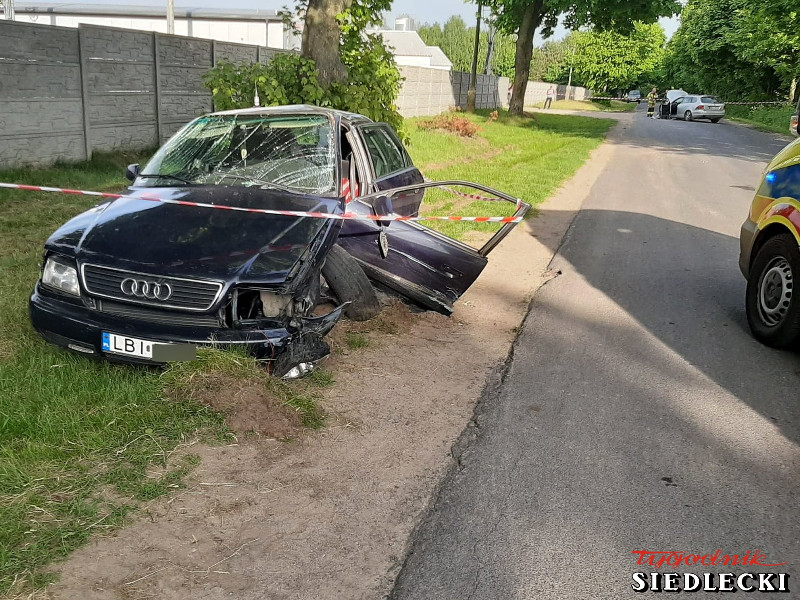 Wypadek w miejscowości Grubale.