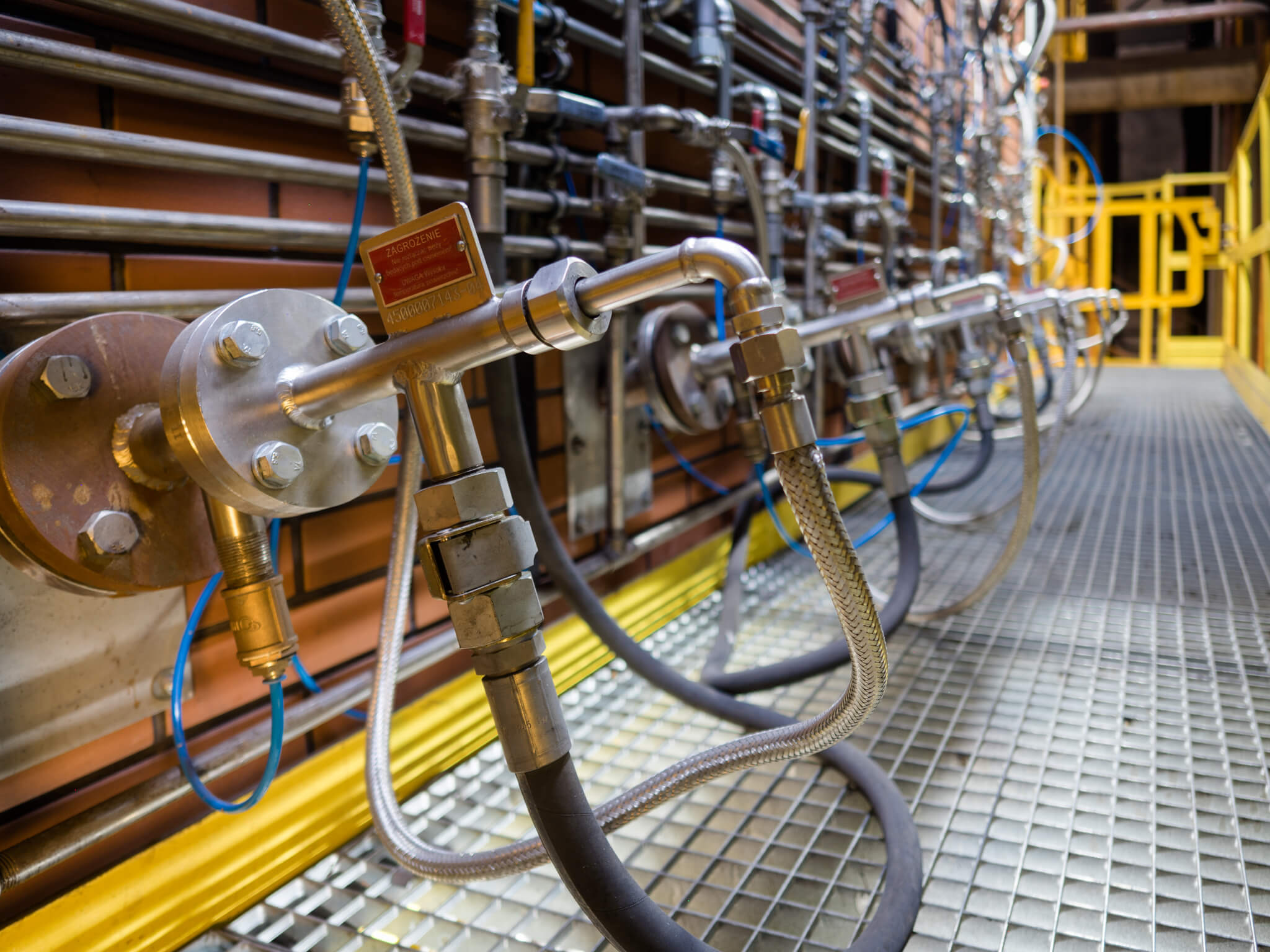 DeNOx system on the WR-25 boiler, fume denitrification module