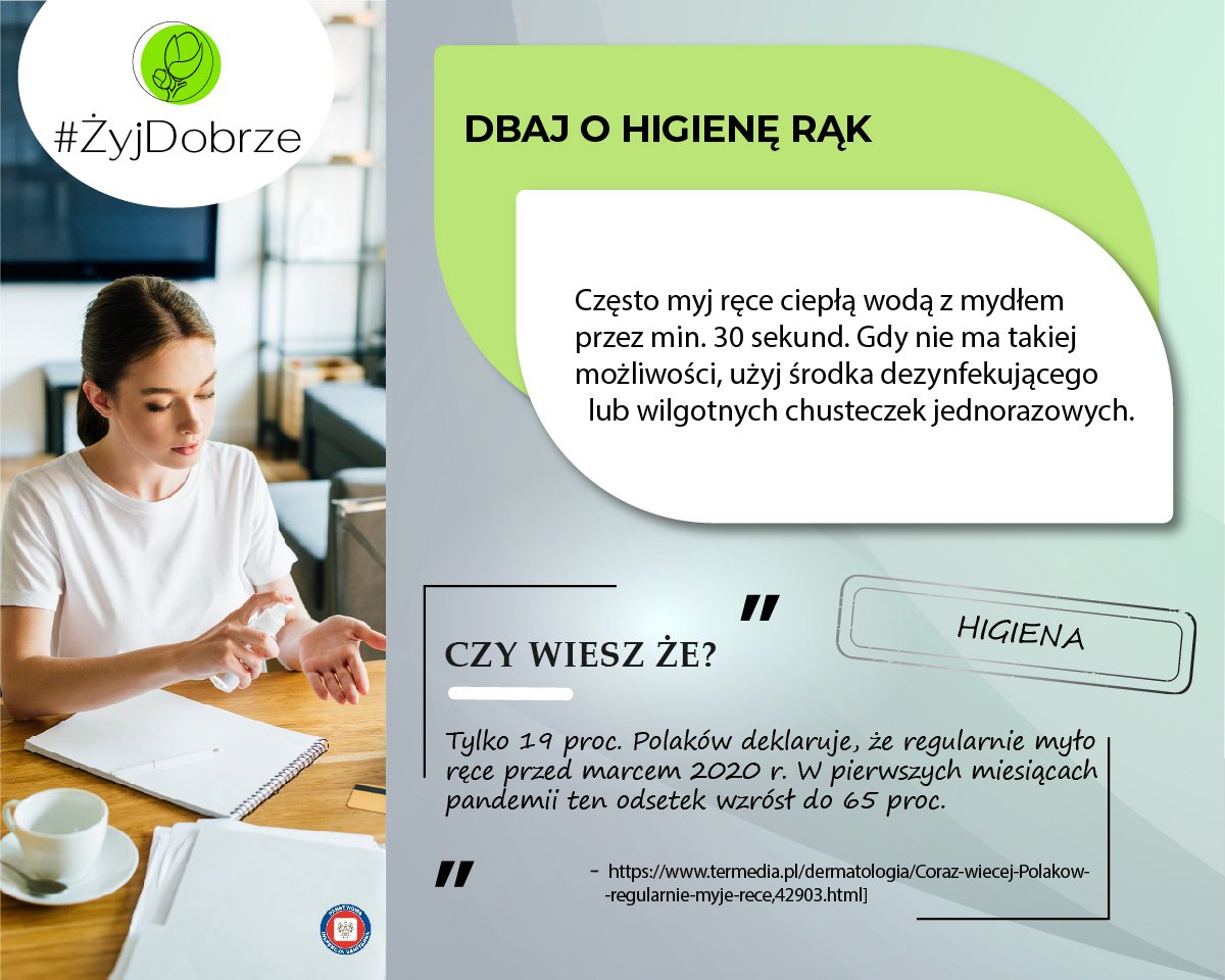 Dbaj o higienę rąk