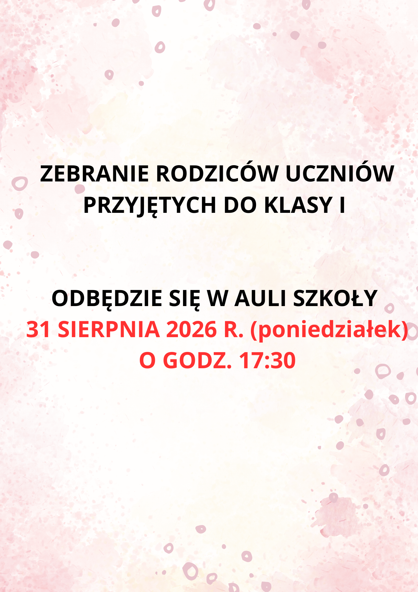zebranie rodziców