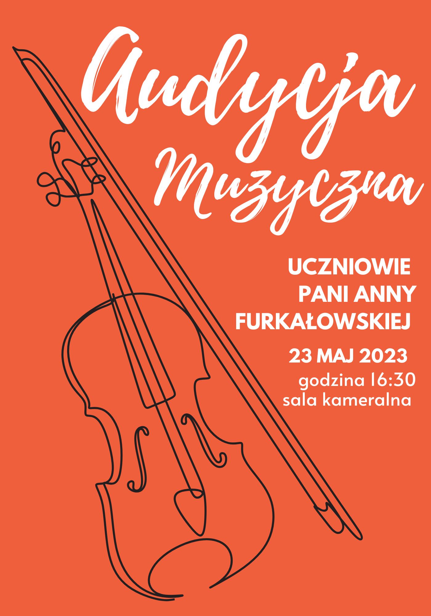 Audycja muzyczna klasy wiolonczeli