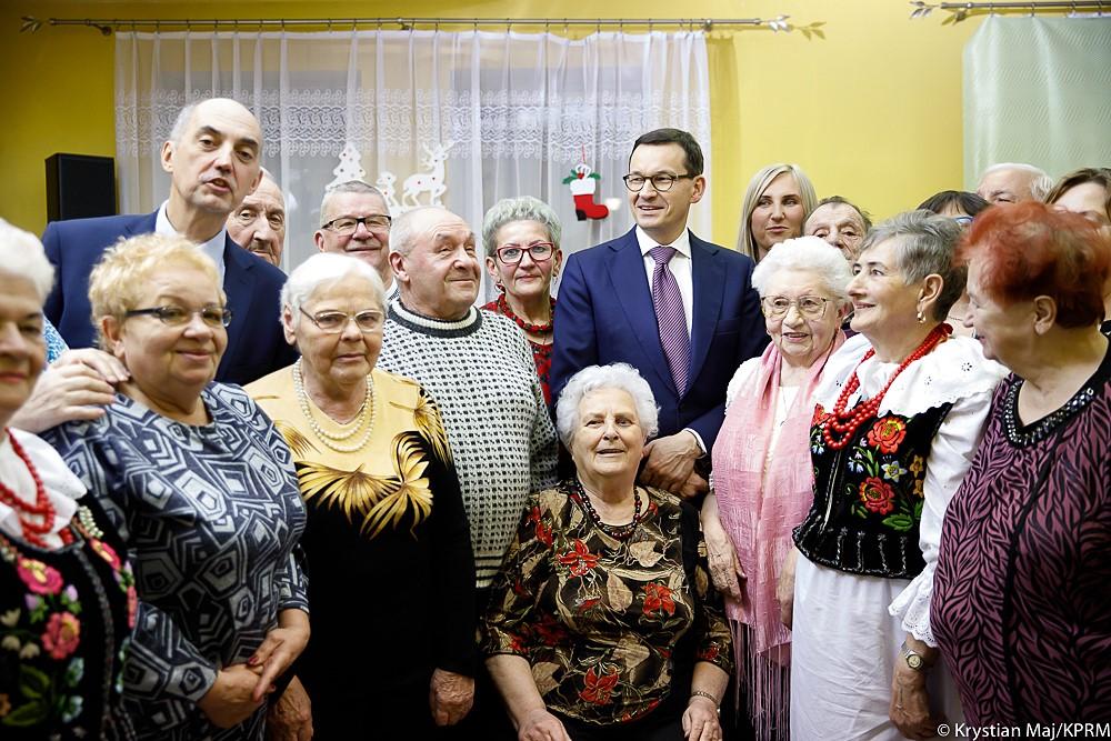 Premier z seniorami.