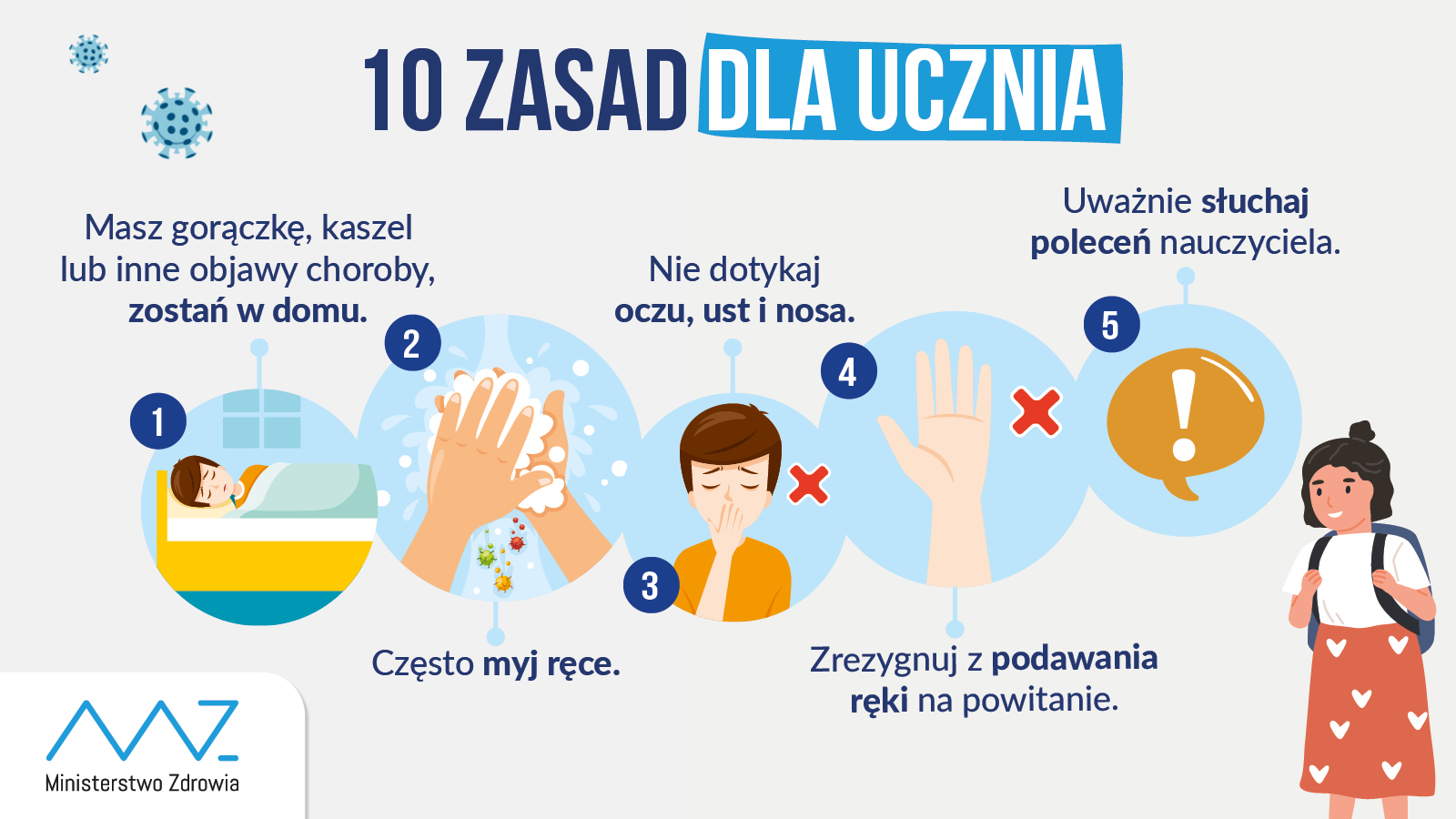 10 zasad dla ucznia