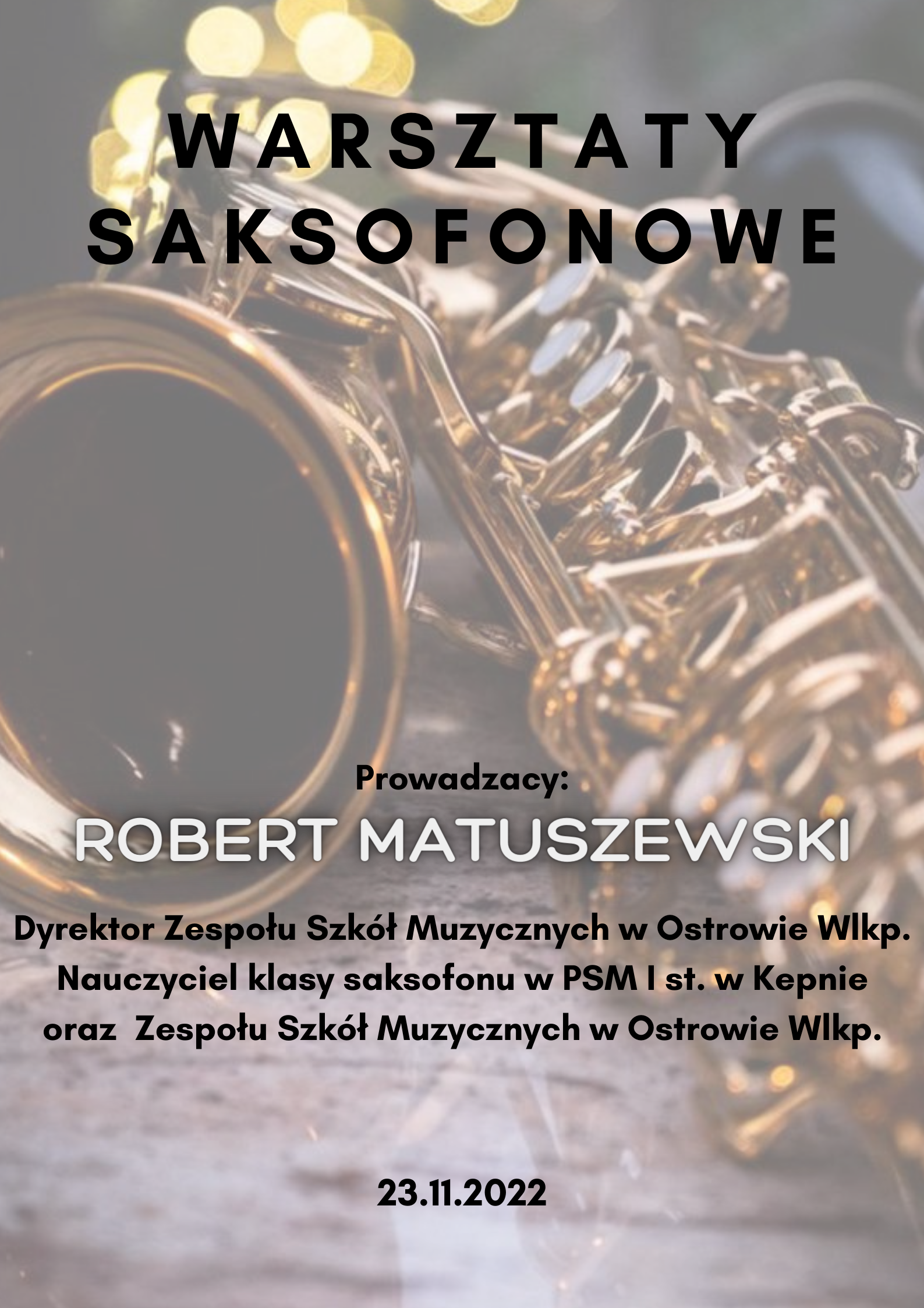 warsztaty saksofonowe