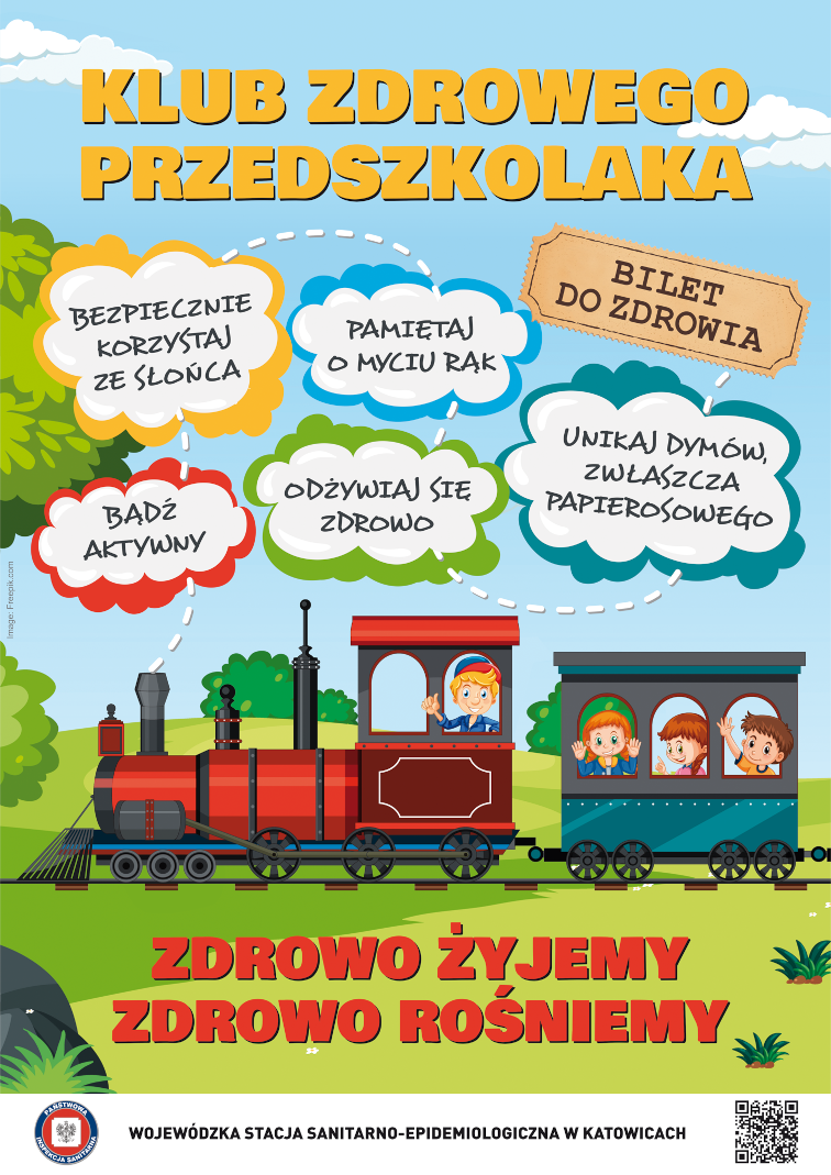 Plakat Klub zdrowego przedszkolaka