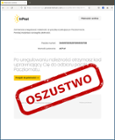 wiadość fałszywa inpost