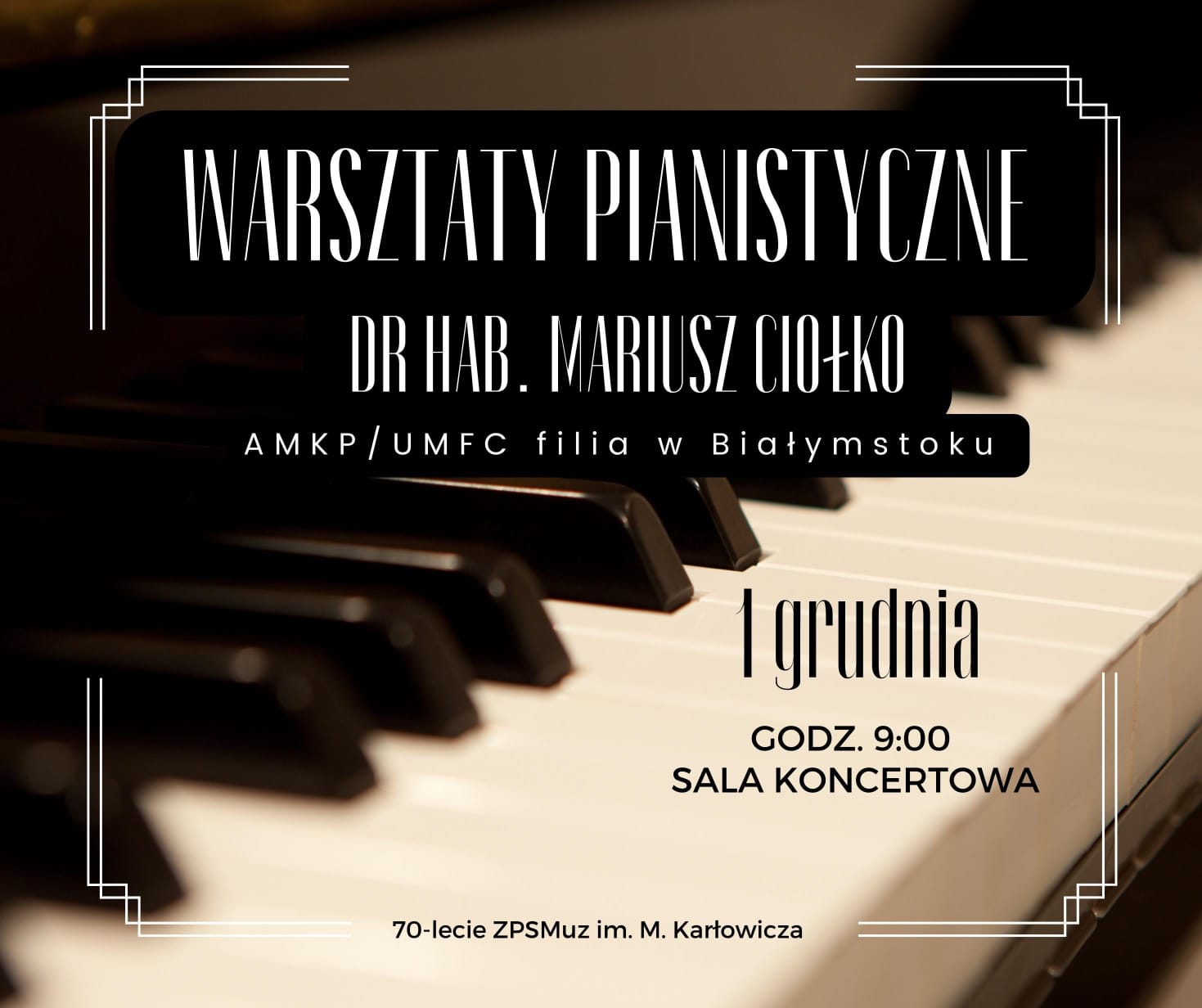 Warsztaty pianistyczne