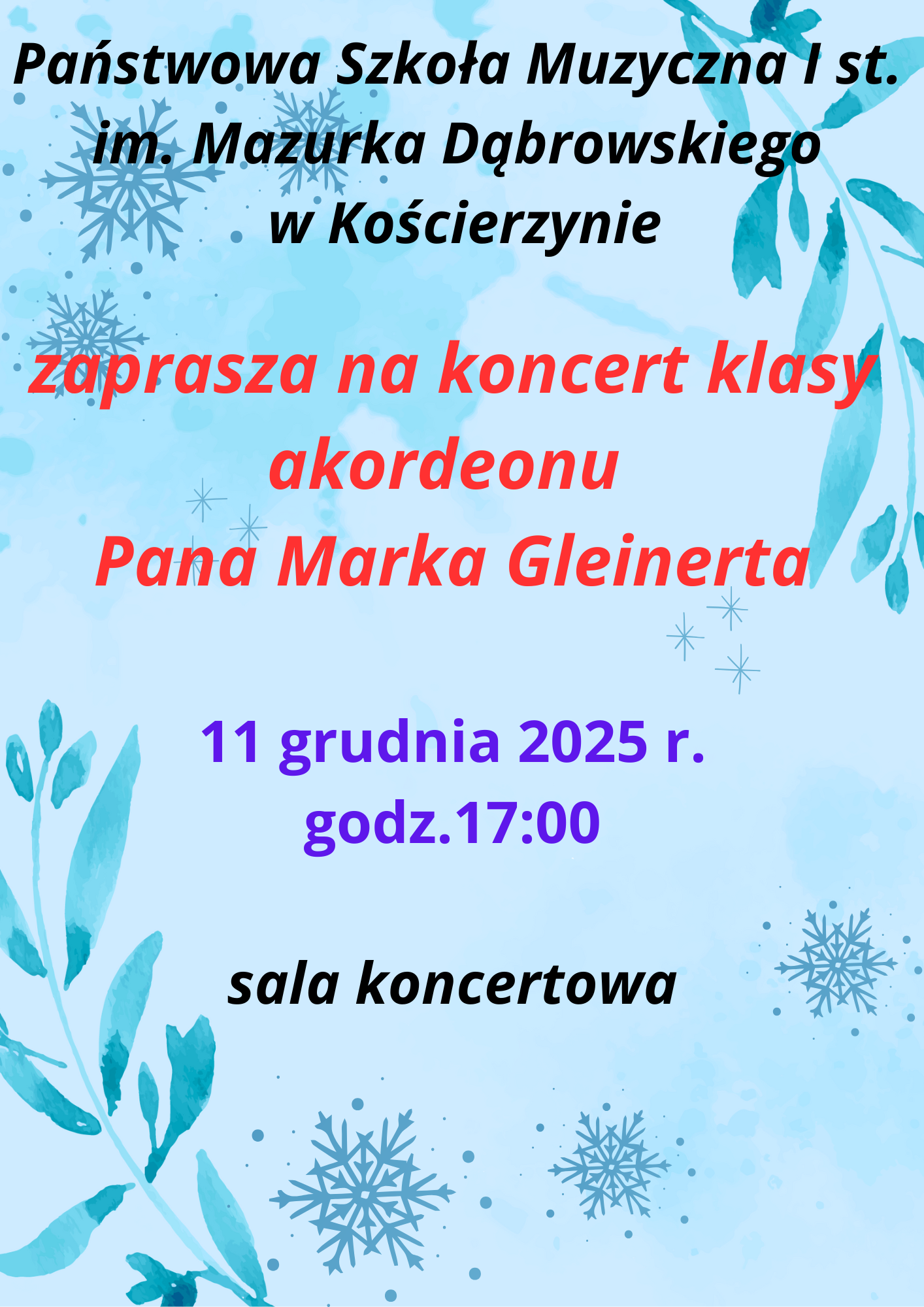 Koncert plakat