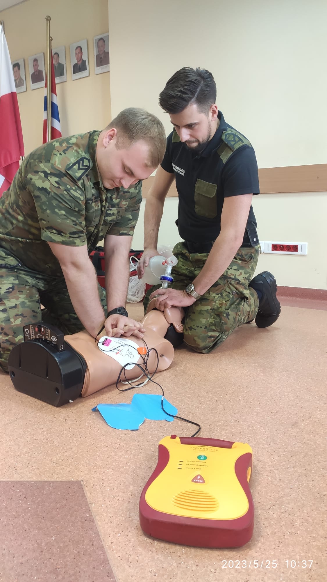 Wspólne szkolenie z funkcjonariuszami placówek Straży Granicznej 
