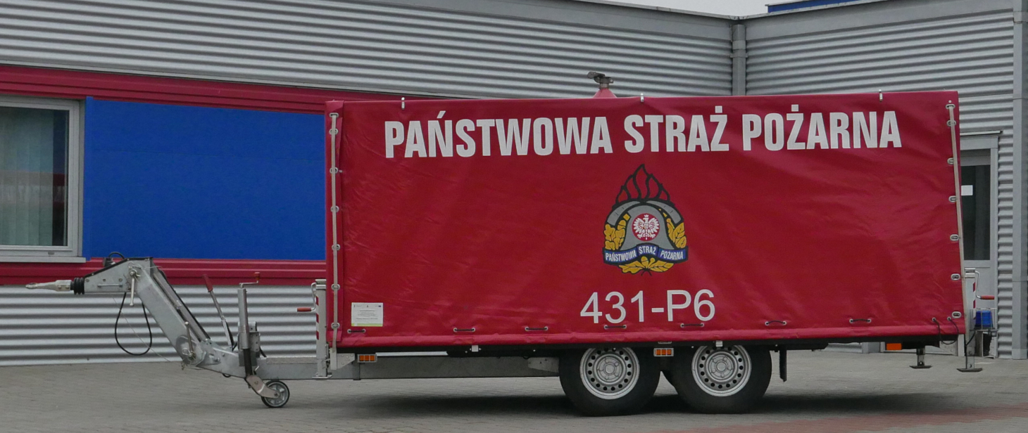 Przyczepka z pompą dużej wydajności