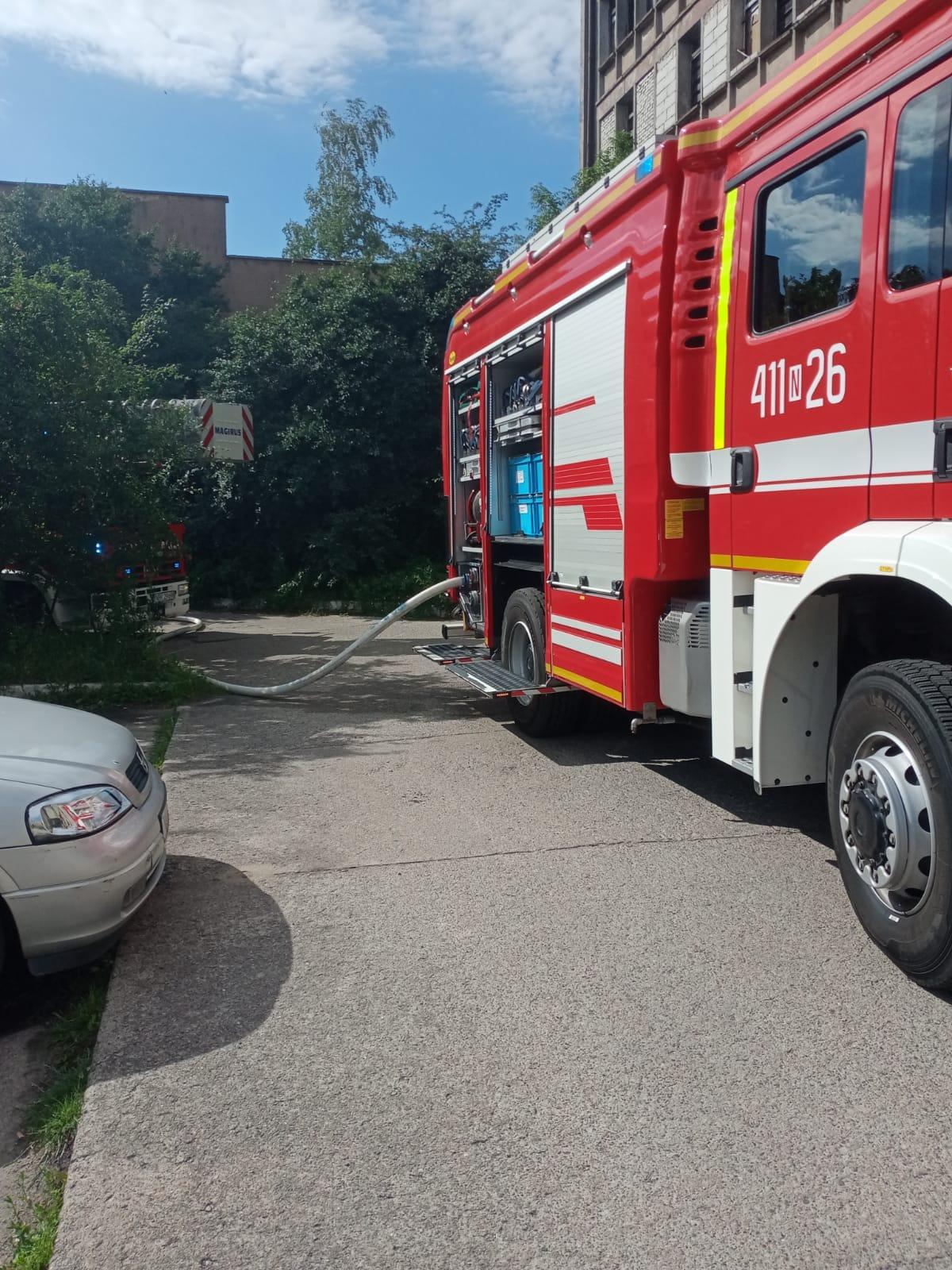 Pożar pustostanu – Braniewo 