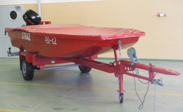 Łódź śrubowa płaskodenna