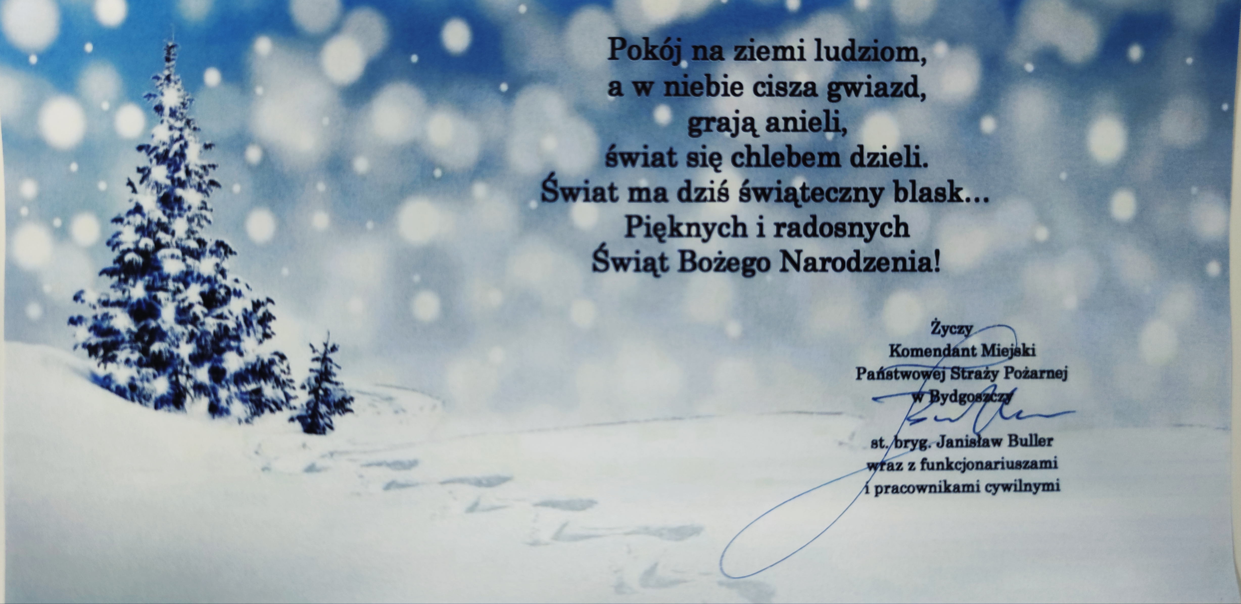 Życzenia Komendanta Miejskiego PSP w Bydgoszczy