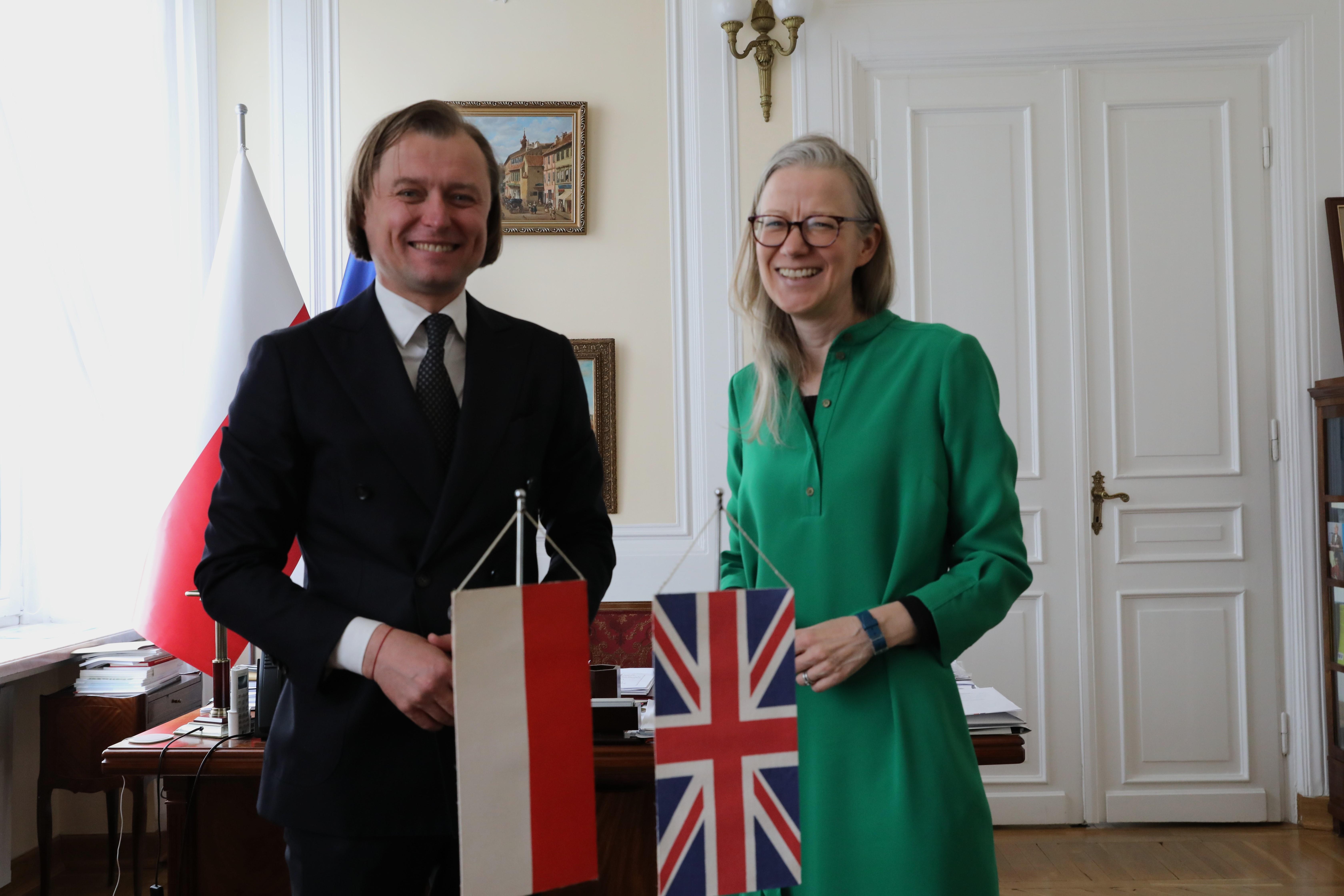 Wizyta Ambasador Zjednoczonego Królestwa Wielkiej Brytanii i Irlandii Północnej u Wojewody Mazowieckiego
