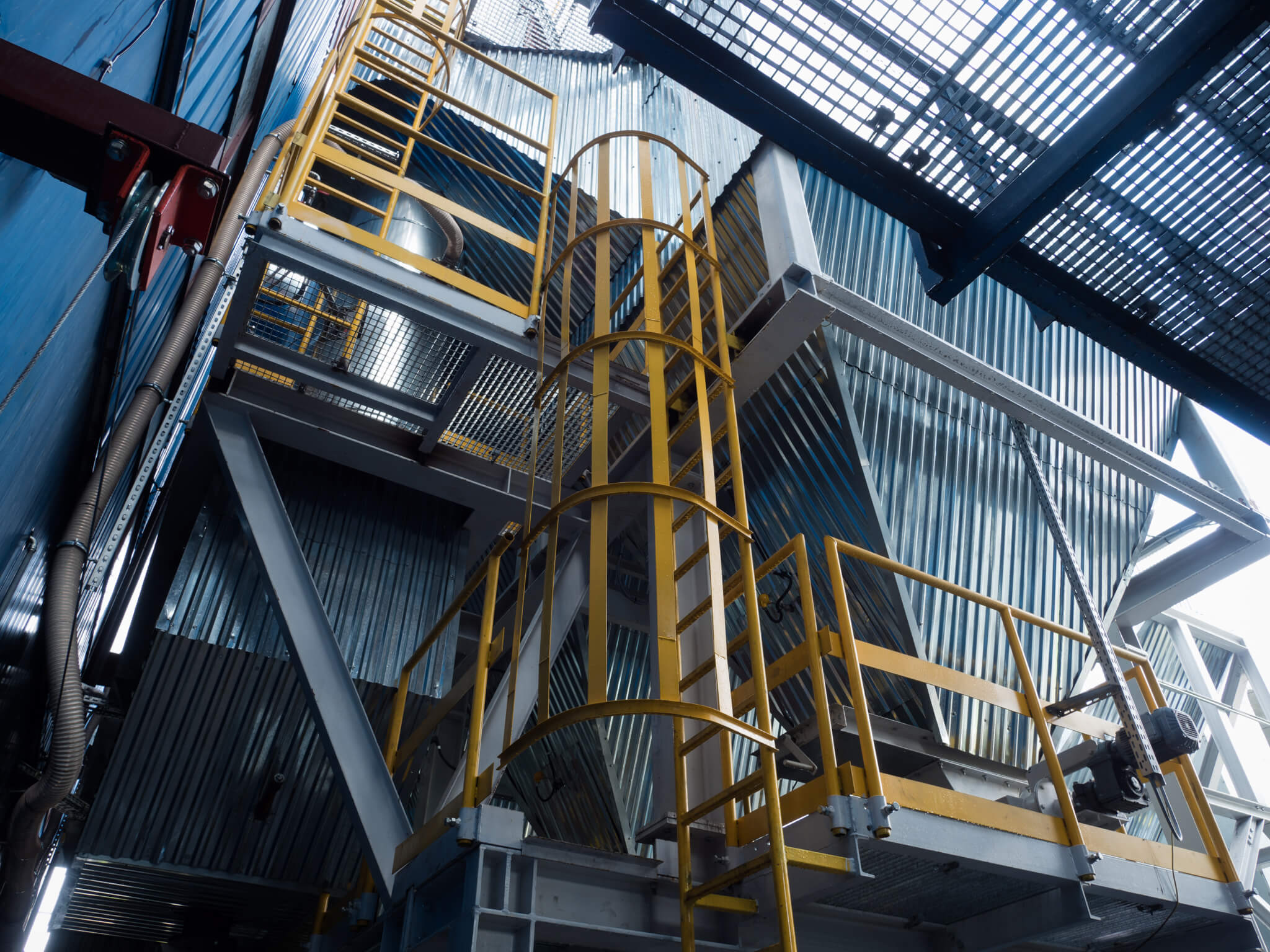 DeSOx system on the WR-25 boiler, fume desulphurisation and dedusting module