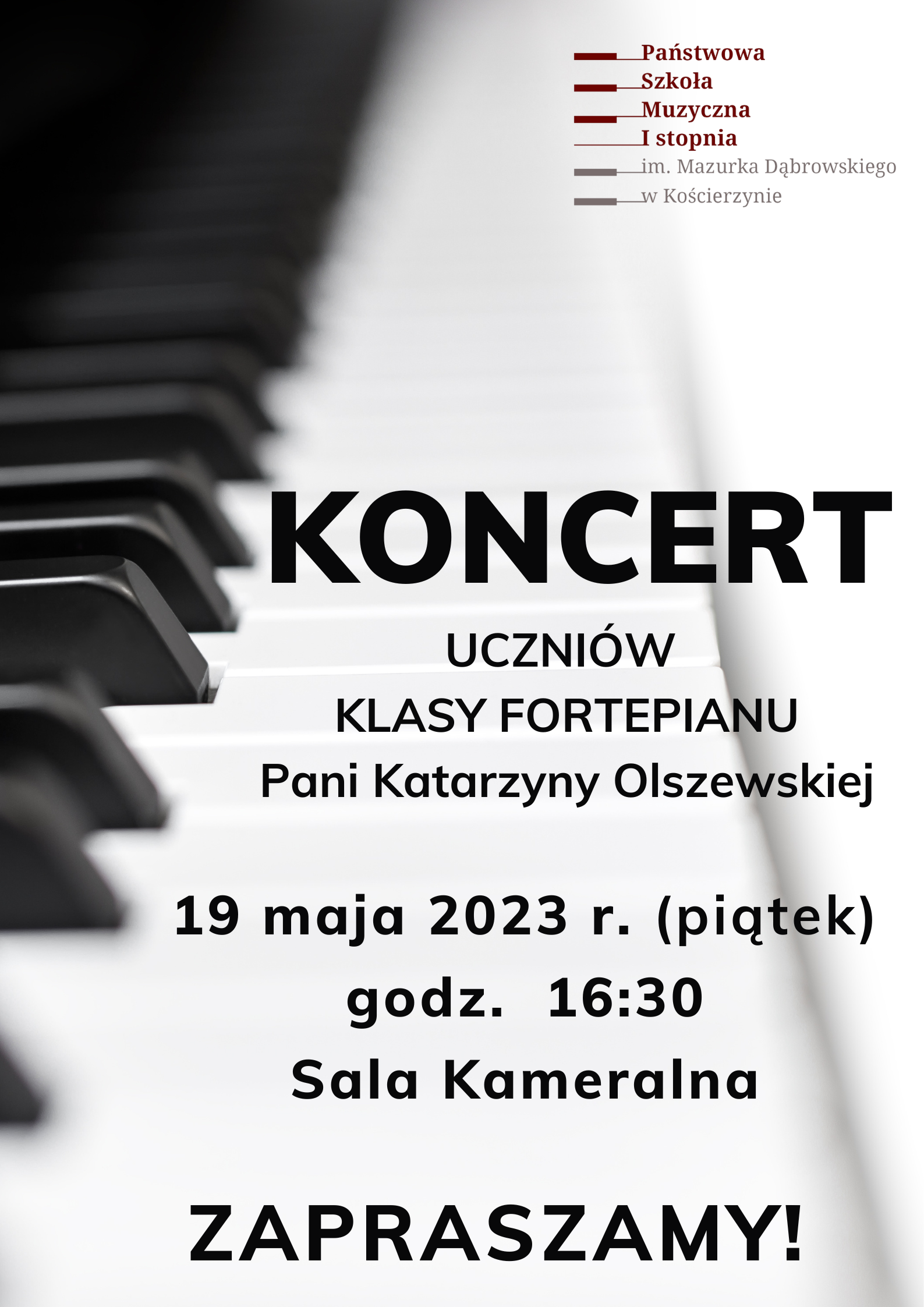 Koncert uczniów