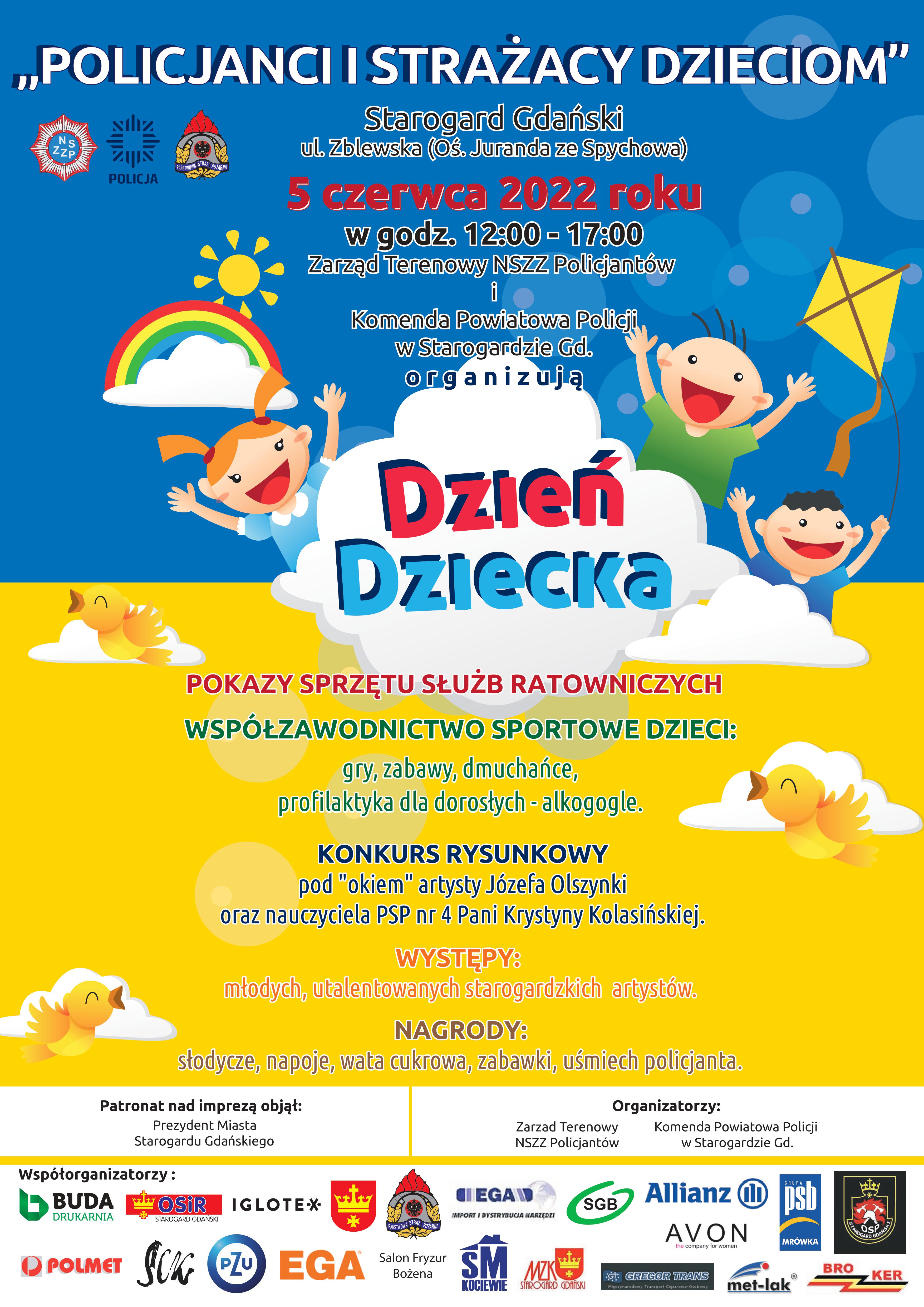 POLICJANCI I STRAŻACY DZIECIOM