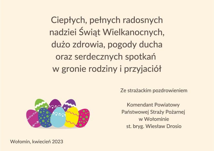 Wesołych Świąt Wielkanocnych