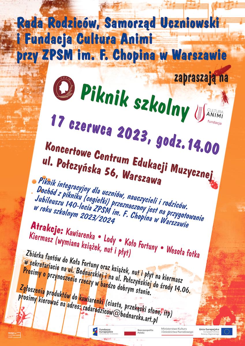 Afisz - Piknik szkolny
