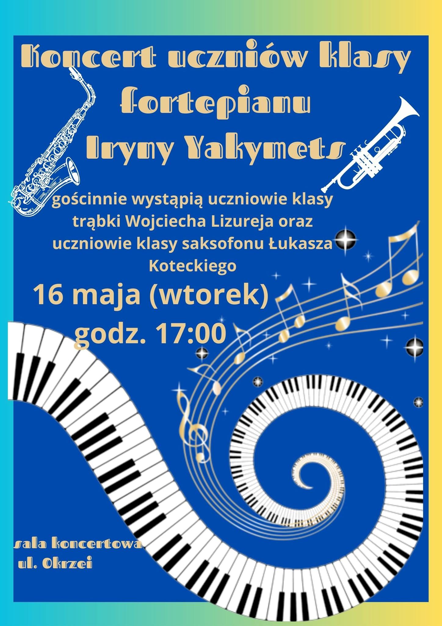 koncert klasy fortepianu maj
