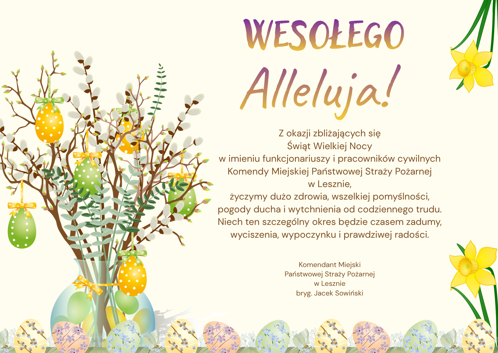 Życzenia Wielkanocne 2026