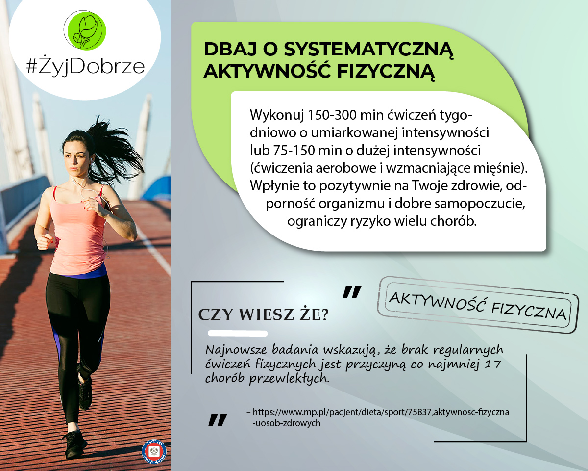 Dbaj o systematyczną aktywność fizyczną