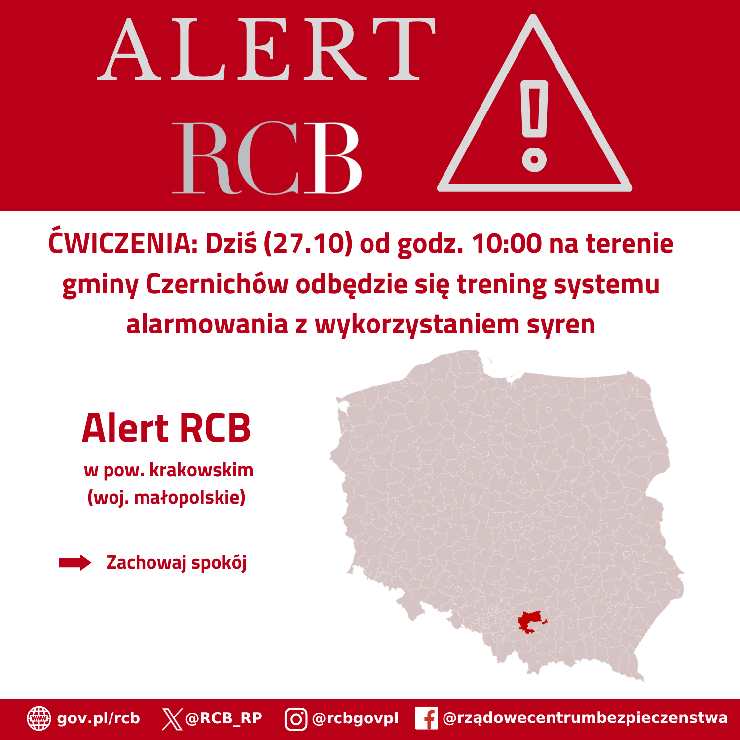 Alert RCB 27.10